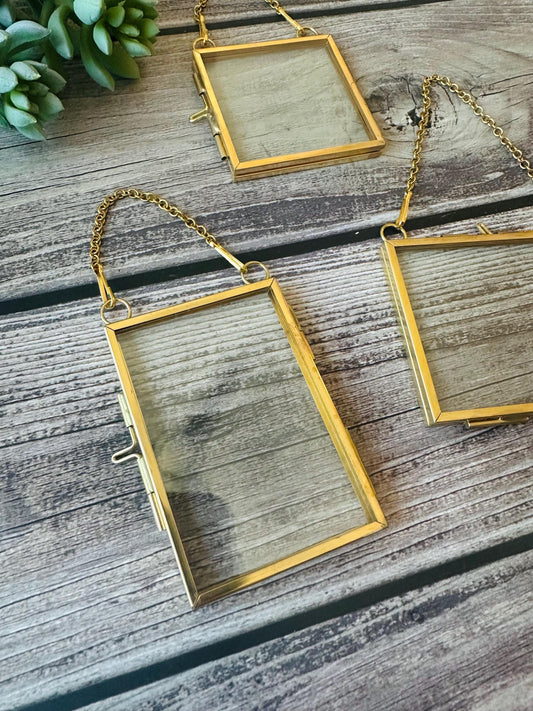 Miniature Brass Frame Ornament