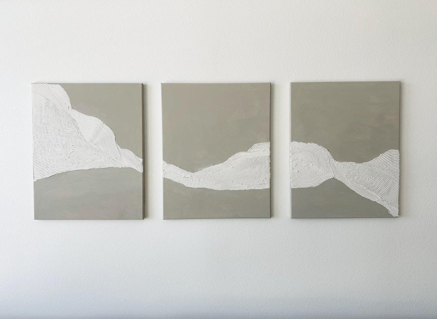Modern Textured Abstract Painting On Canvas