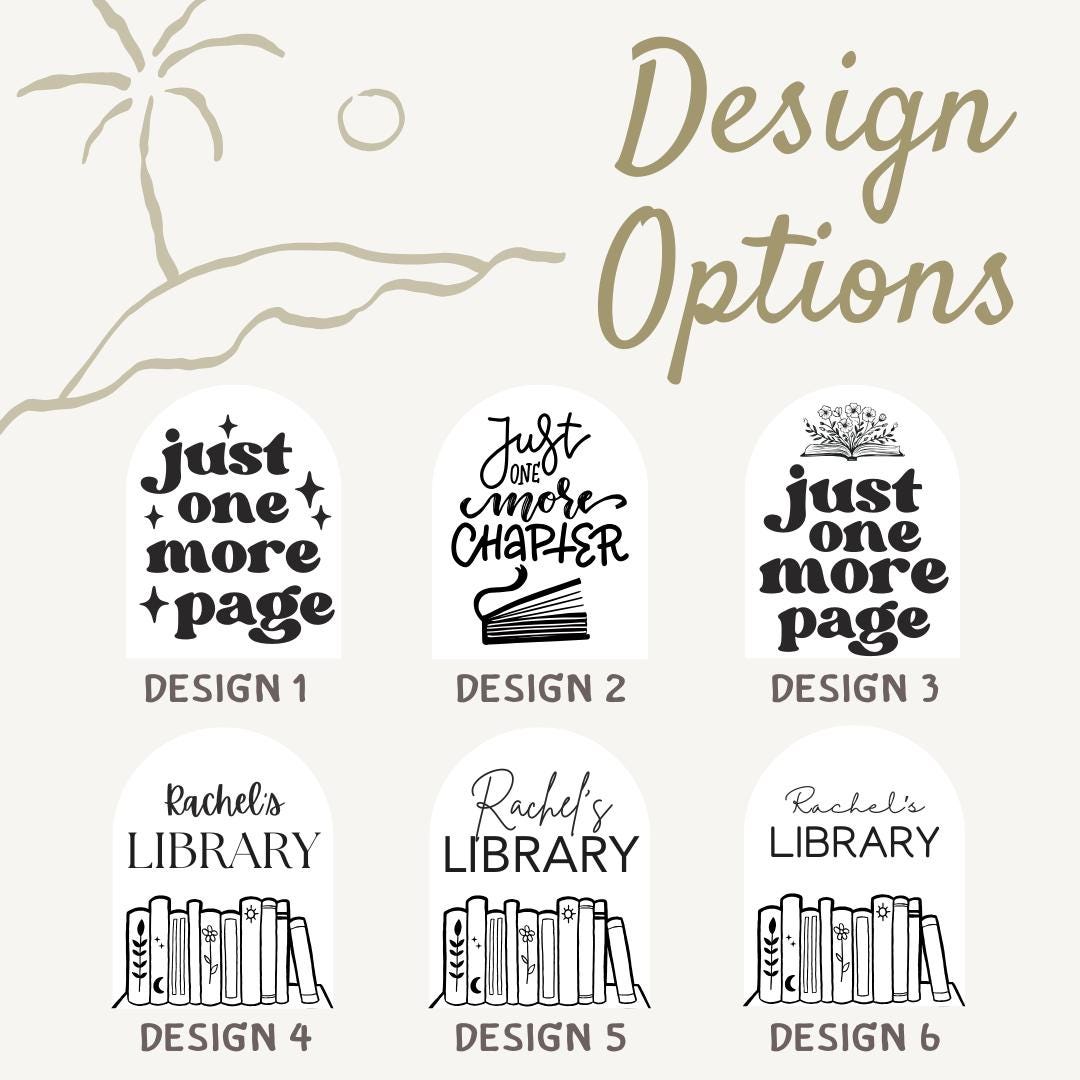 Just One More Chapter Book Shelf Sign