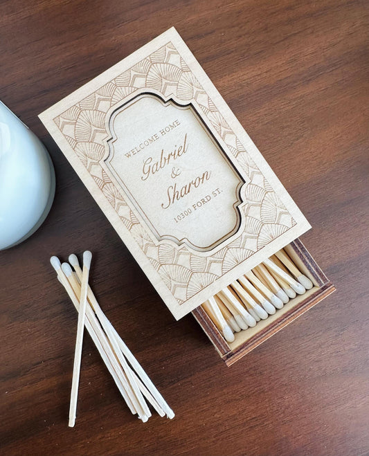 Personalized Wood Matchbox