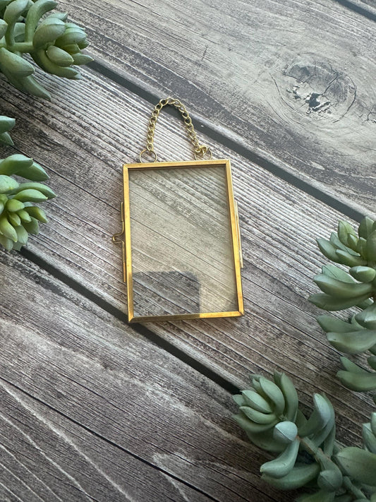 Miniature Brass Picture Frame Ornament