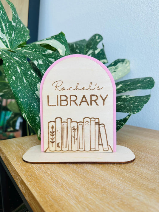 Just One More Chapter Book Shelf Sign