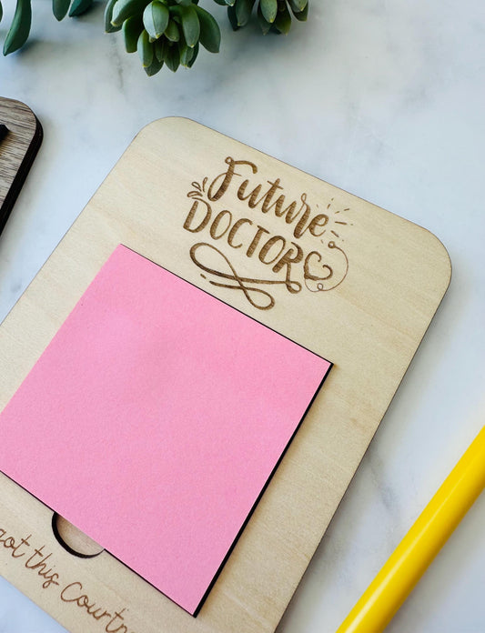 Future Doctor Sticky Note Pad Holder Gift