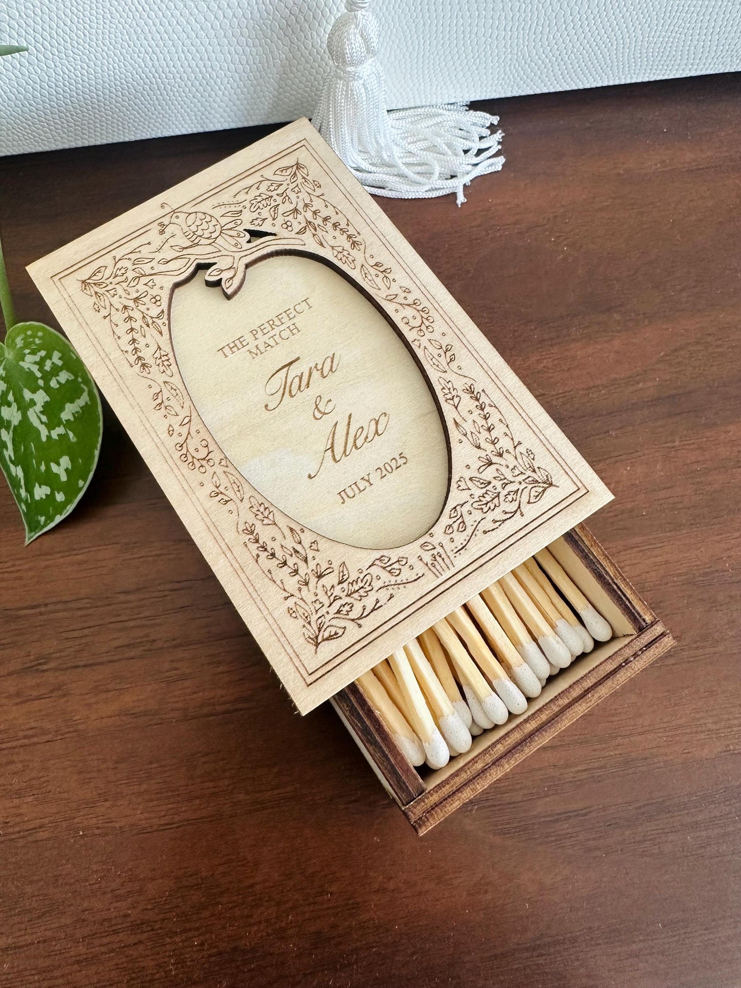 Personalized Wood Matchbox