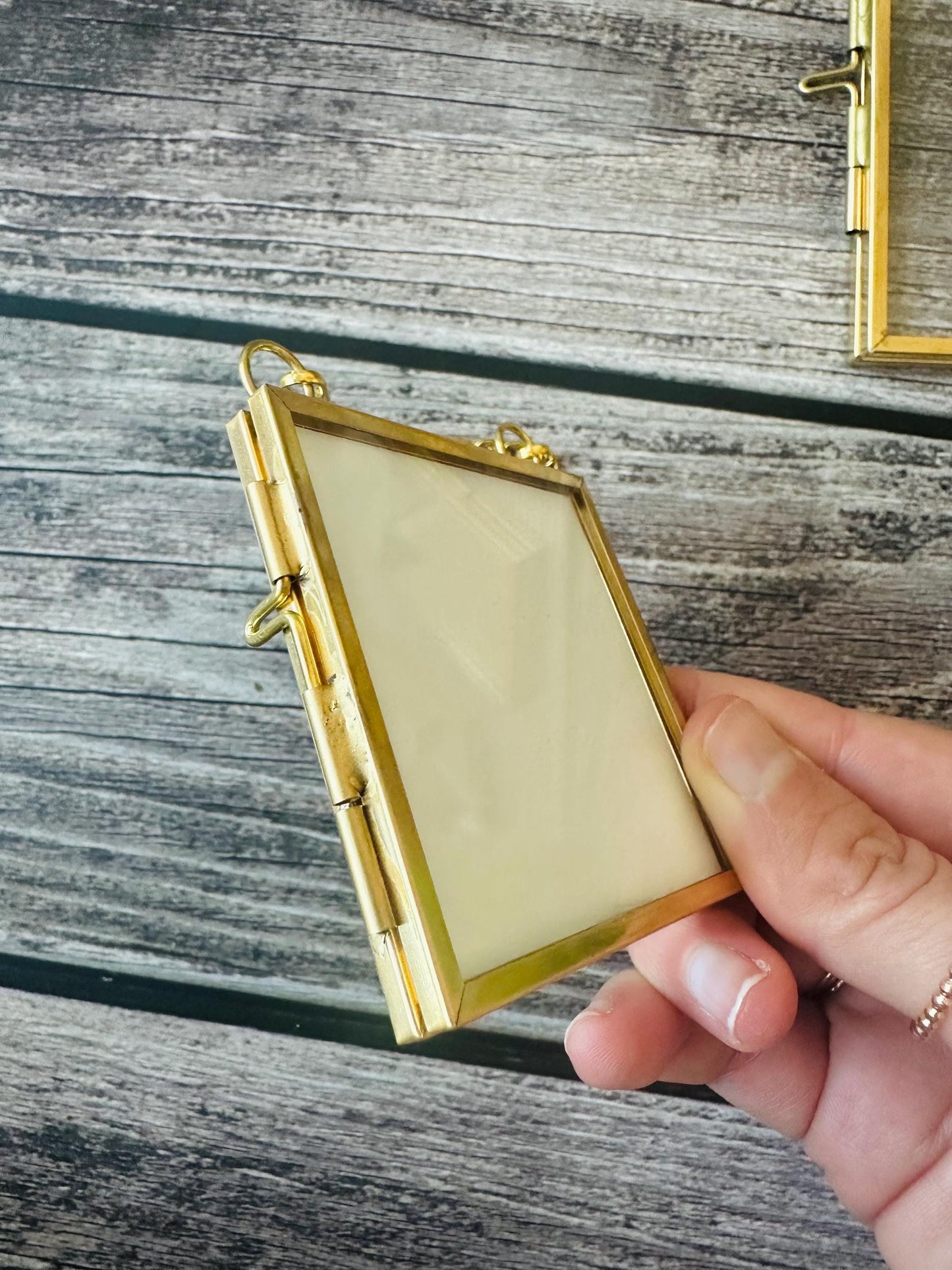 Miniature Brass Frame Ornament
