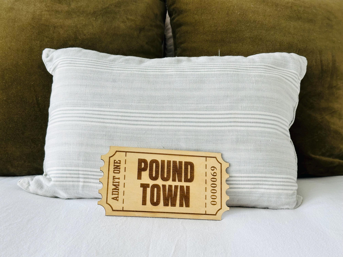 Ticket To Pound Town Funny Anniversary Gift