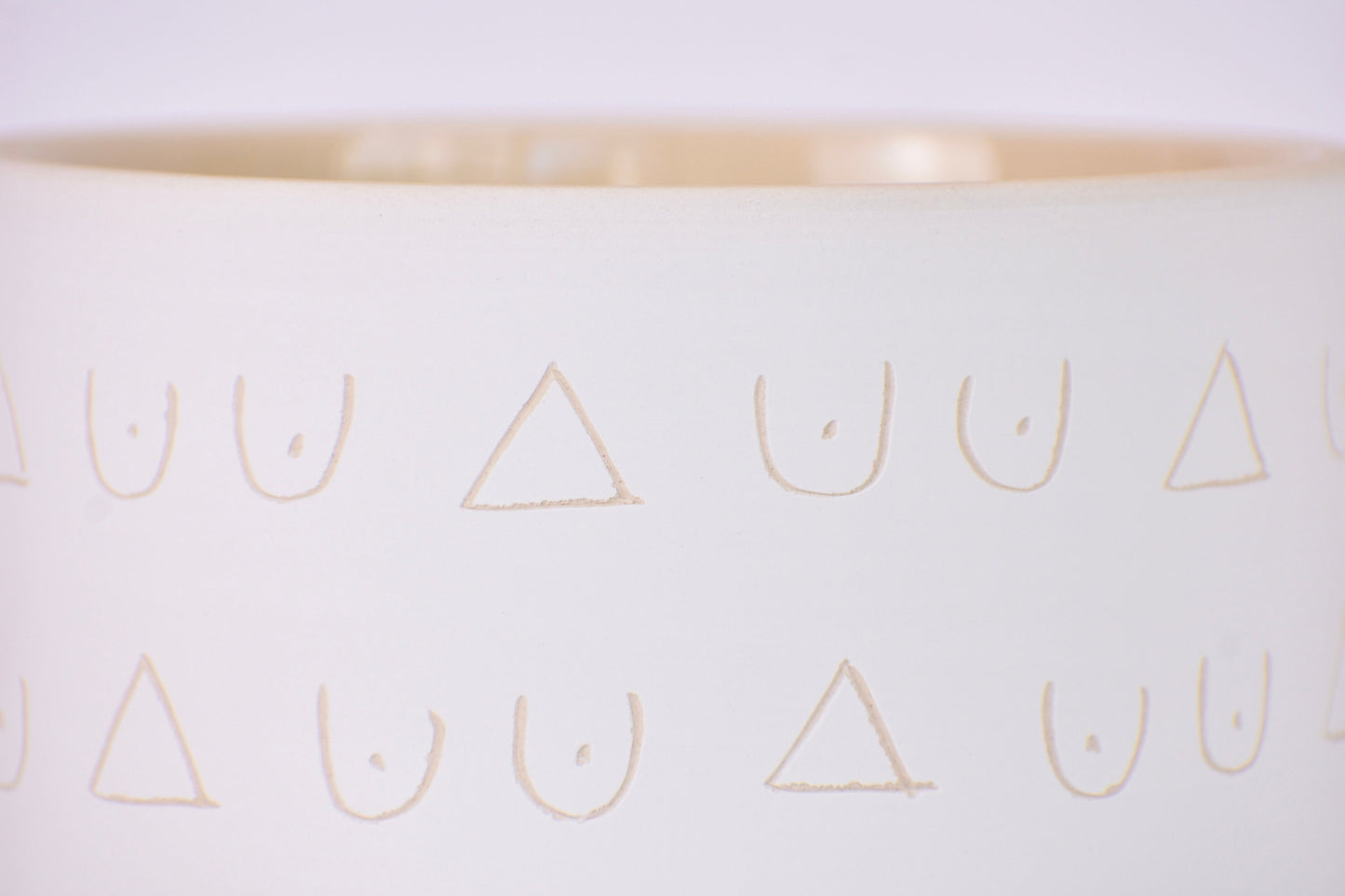 Tatas Hand Carved Plant Pot