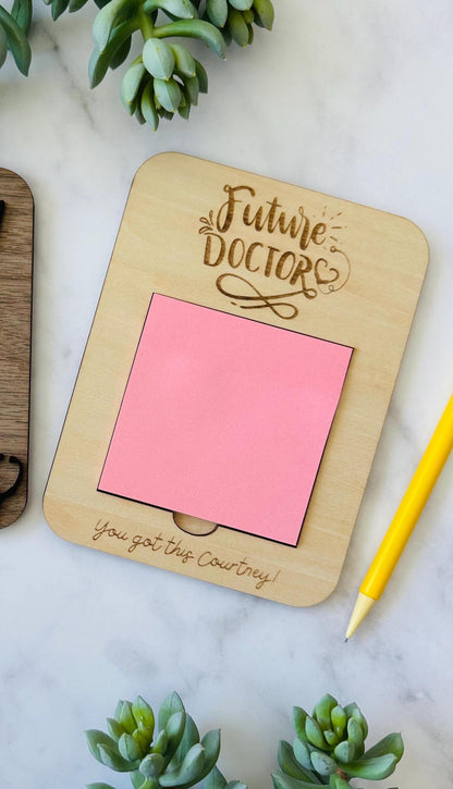 Future Doctor Sticky Note Pad Holder Gift