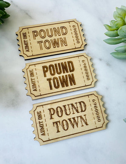 Ticket To Pound Town Funny Anniversary Gift