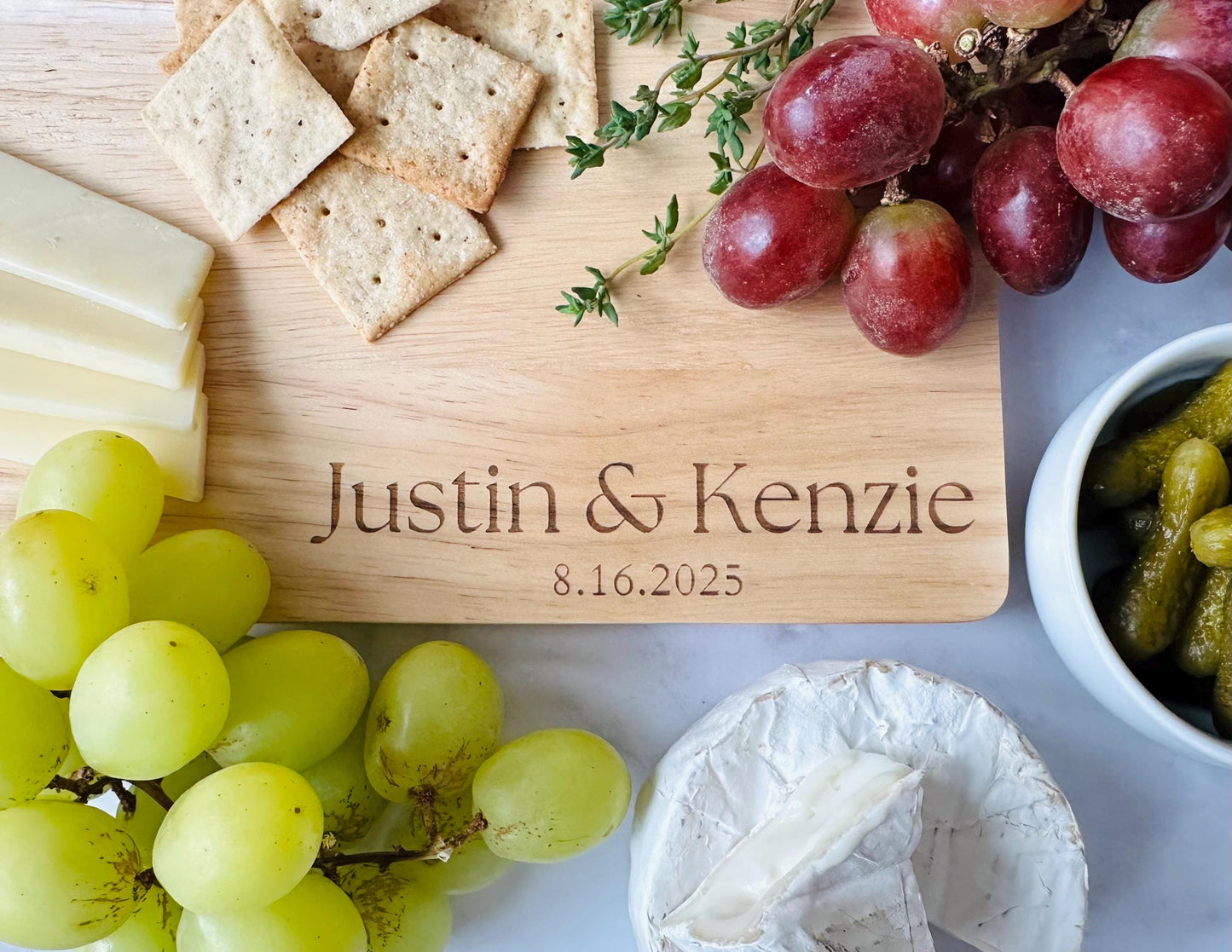 Personalized Wedding Gift Cutting Board