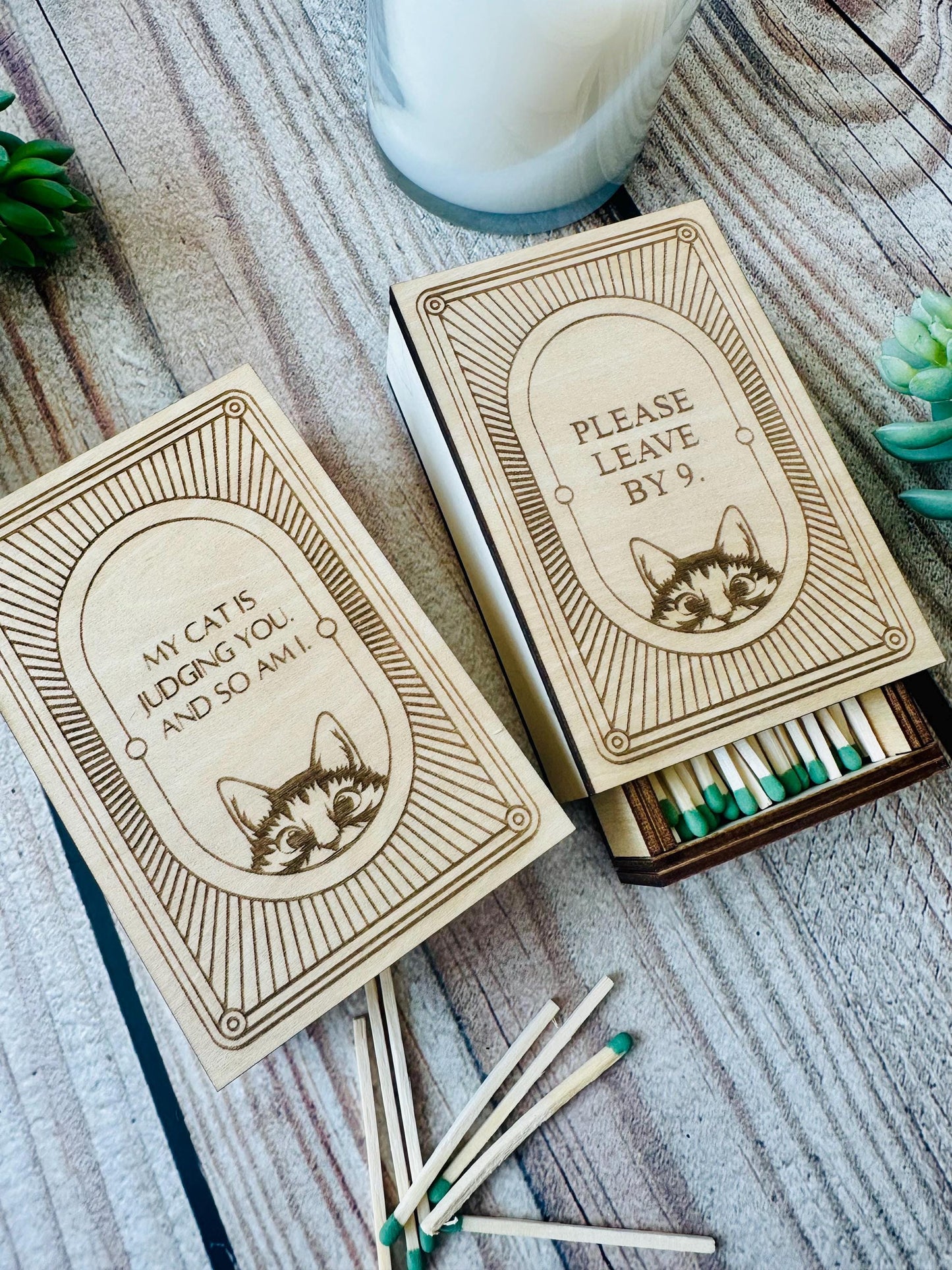 Personalized Cat Themed Hostess Gift