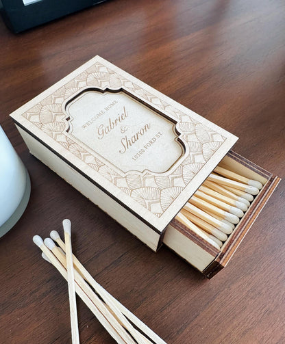 Personalized Wood Matchbox