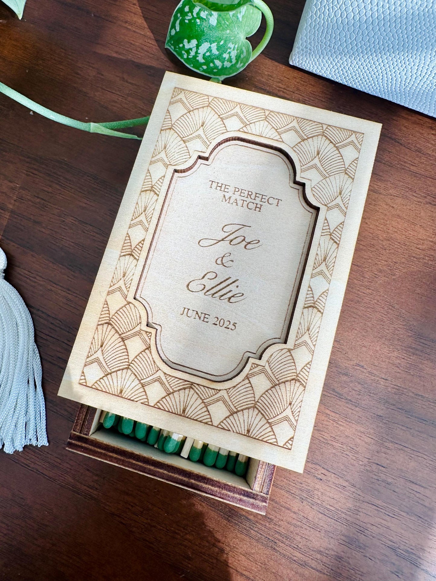 Personalized Wood Matchbox