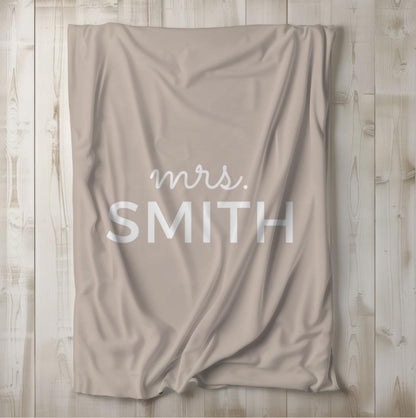Personalized Future Mrs Blanket