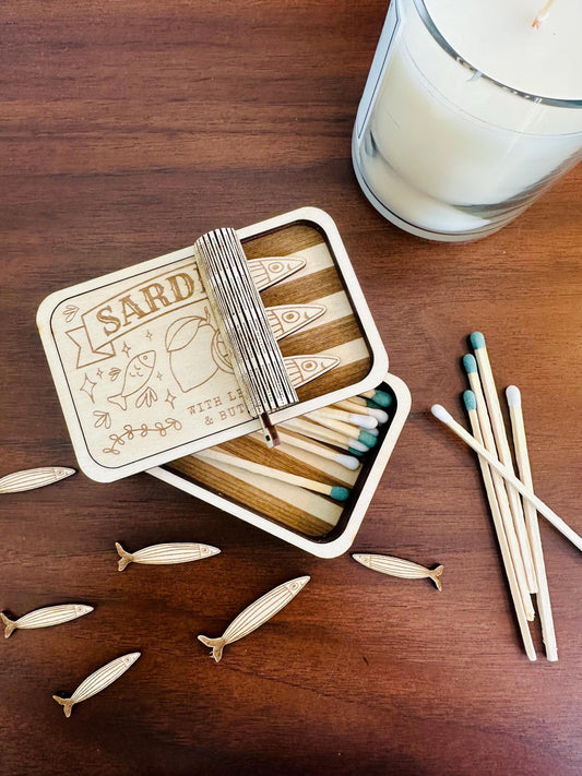 Sardine Tin Fish Matchbox