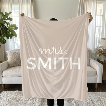 Personalized Future Mrs Blanket