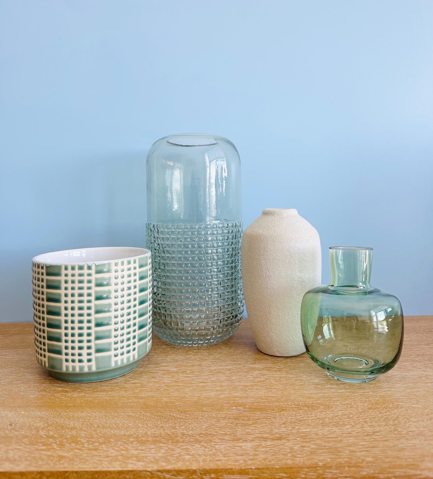 Zati Checkered Plant Pot