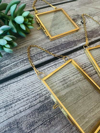 Miniature Brass Frame Ornament