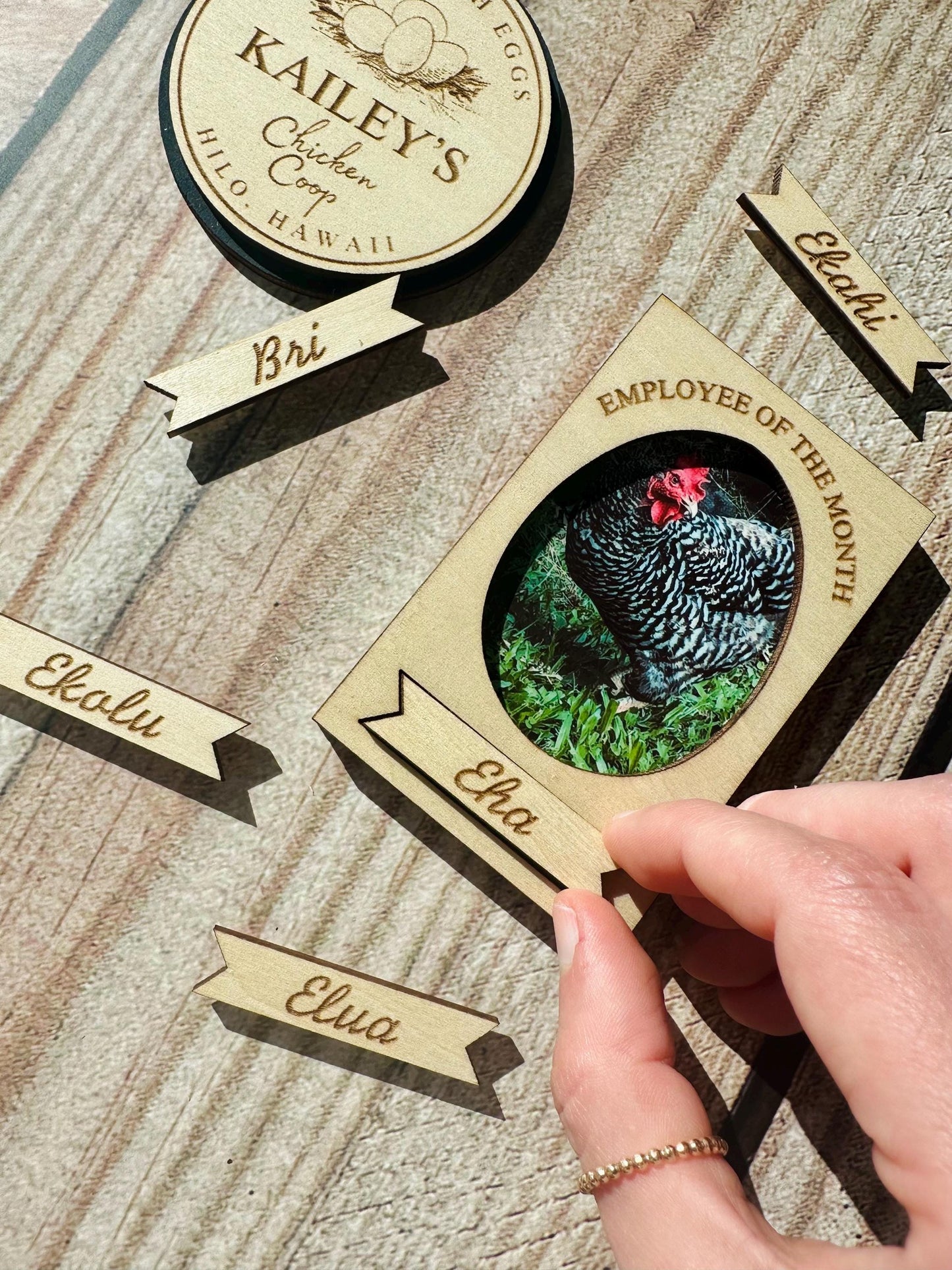 Personalized Chicken Coop Ornament
