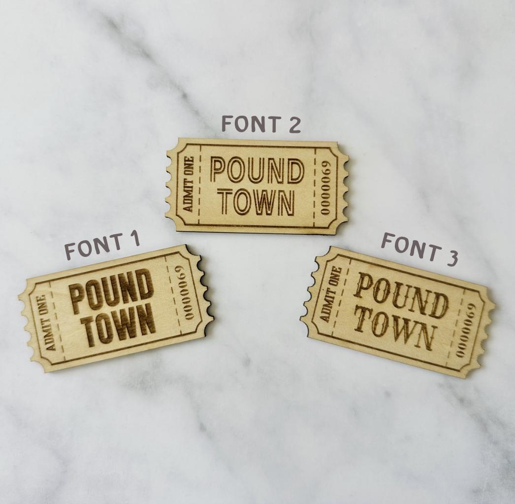 Ticket To Pound Town Funny Anniversary Gift