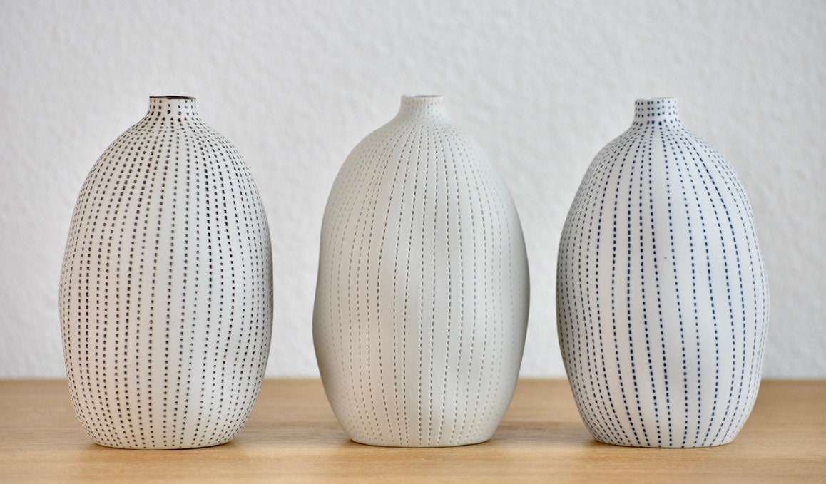 Tall Dash Modern Bud Vase