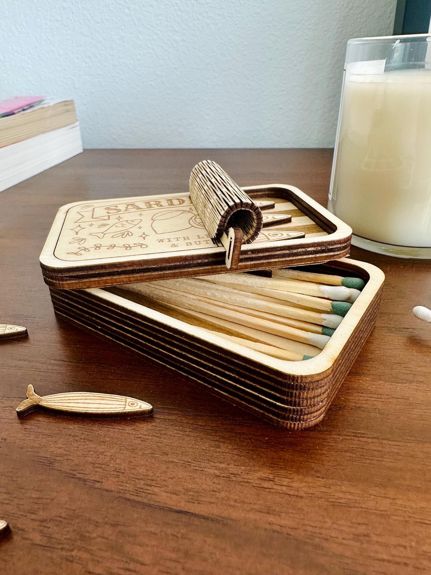 Sardine Tin Fish Matchbox