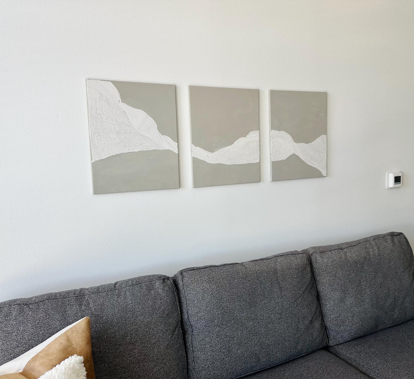 Modern Textured Abstract Painting On Canvas