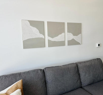 Modern Textured Abstract Painting On Canvas