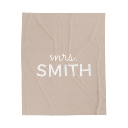 Personalized Future Mrs Blanket