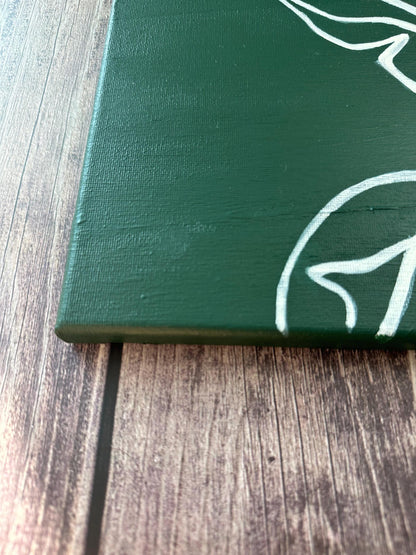 Modern Palm Trees Original Painting On Canvas