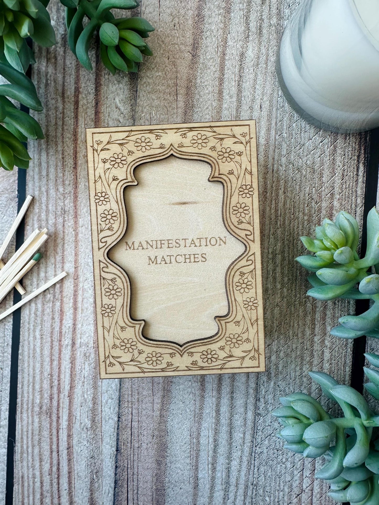 Personalized Wood Matchbox