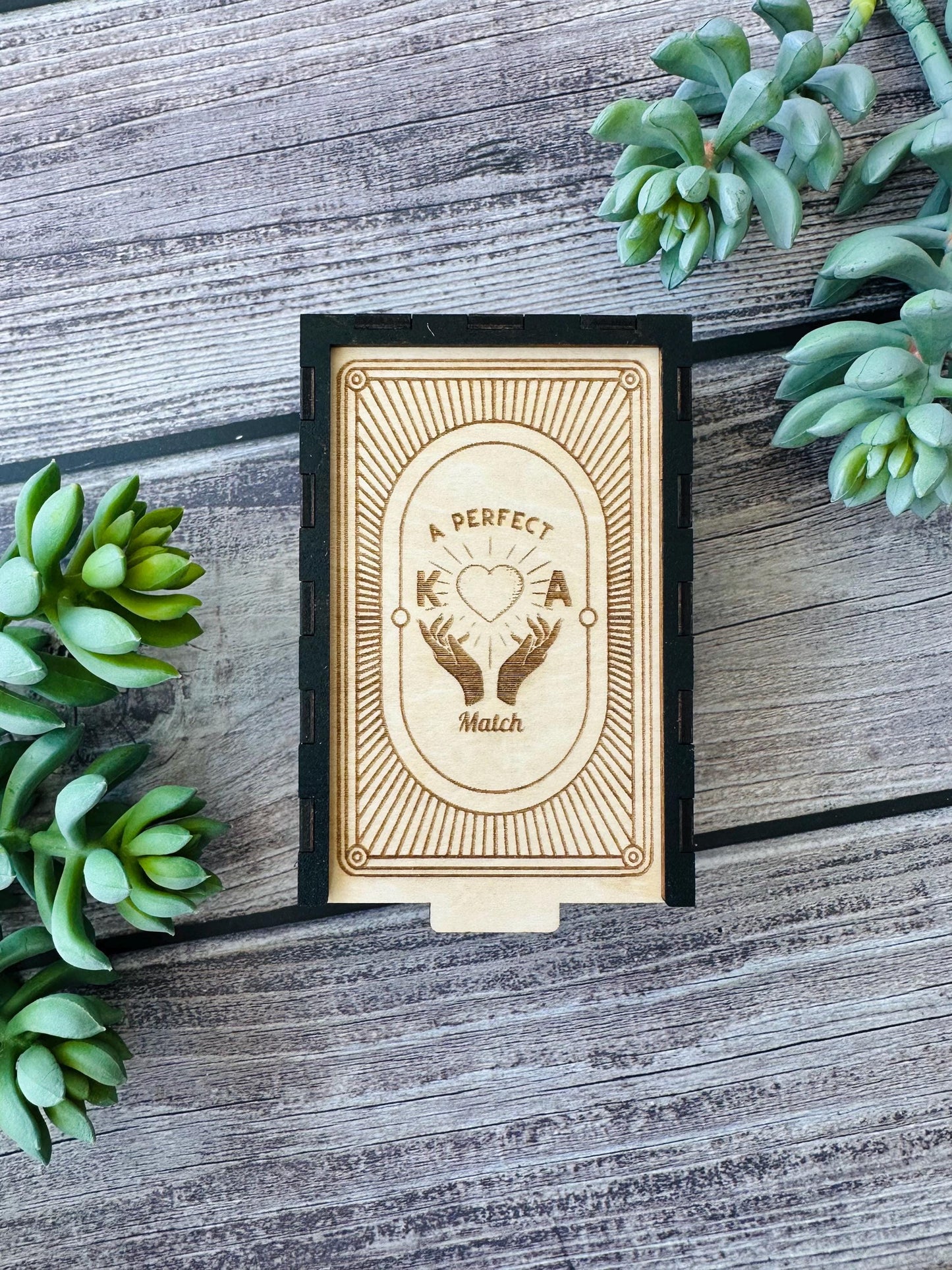 Personalized Wood Matchbox