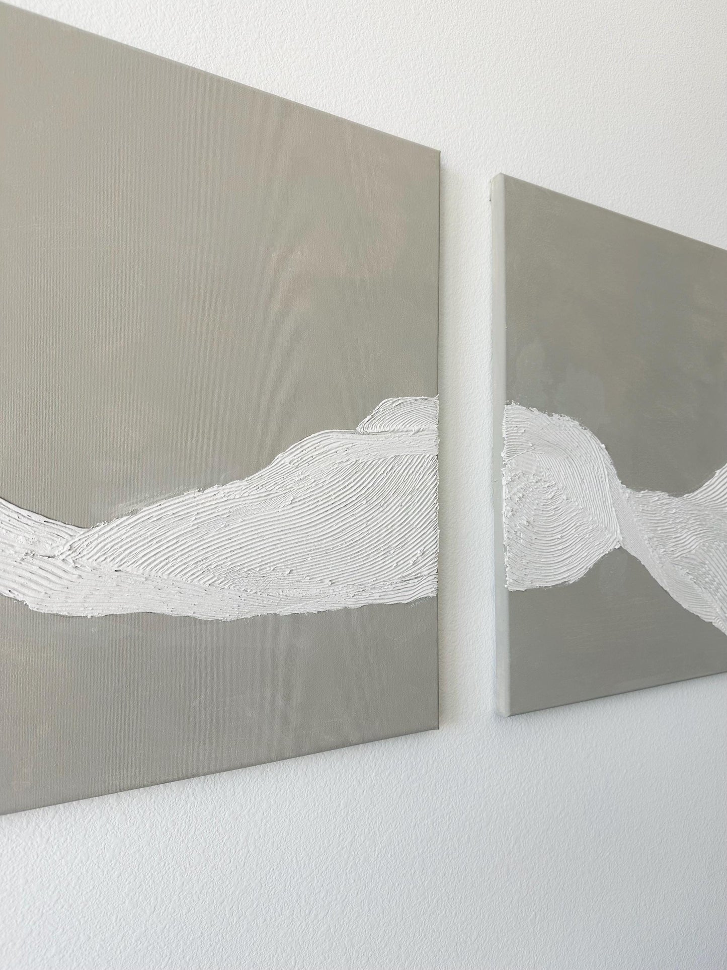 Modern Textured Abstract Painting On Canvas