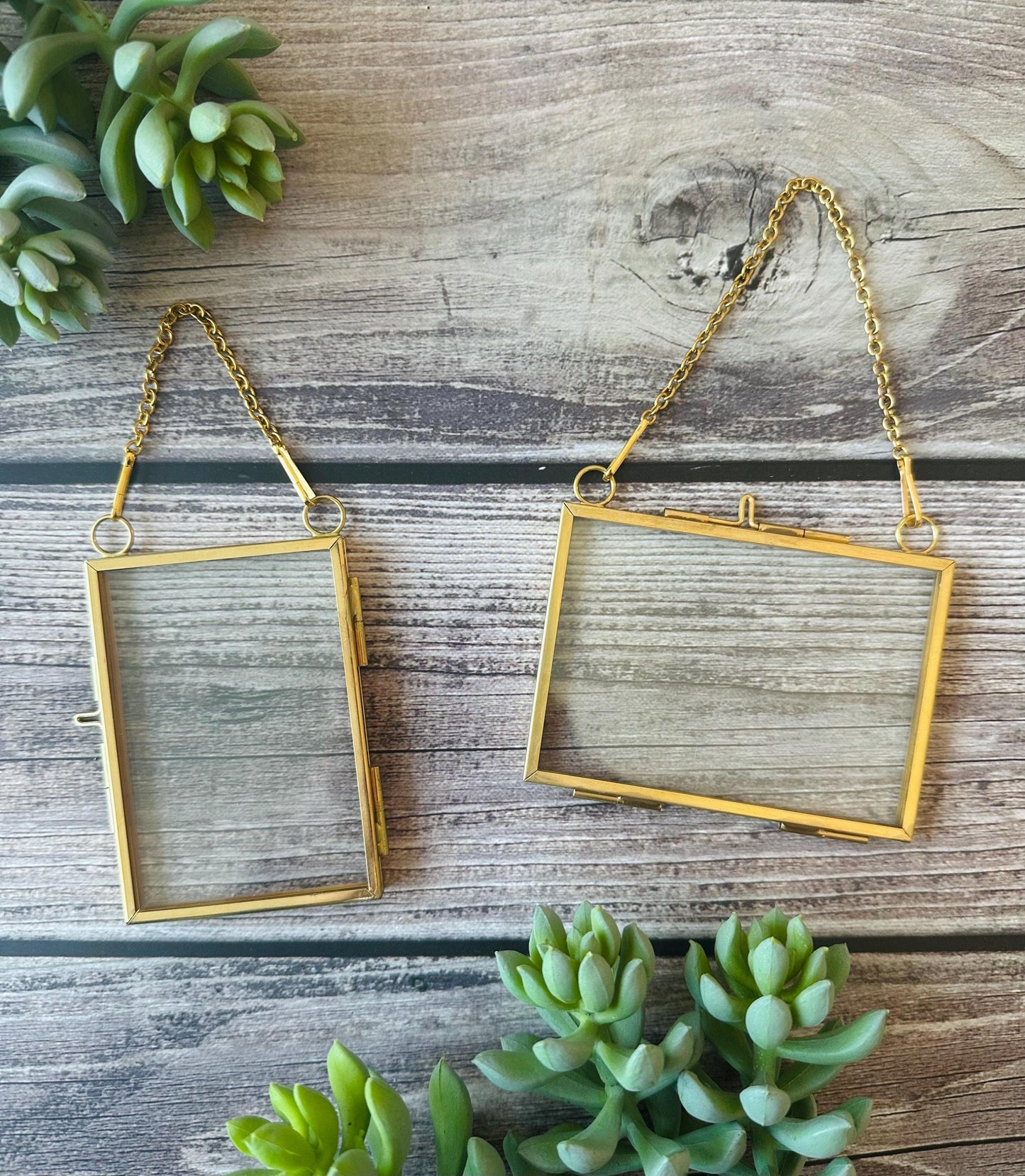 Miniature Brass Frame Ornament