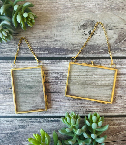 Miniature Brass Frame Ornament