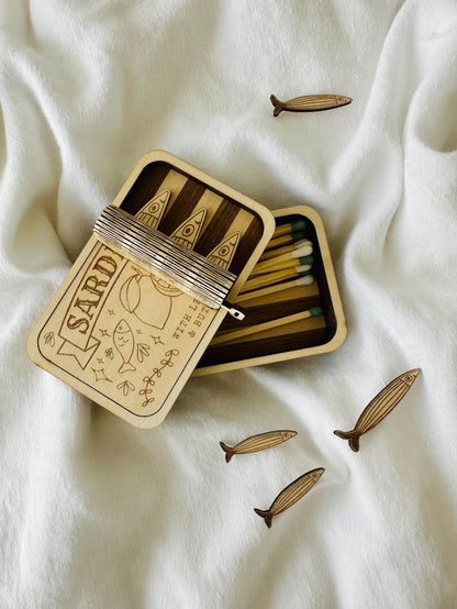 Sardine Tin Fish Matchbox