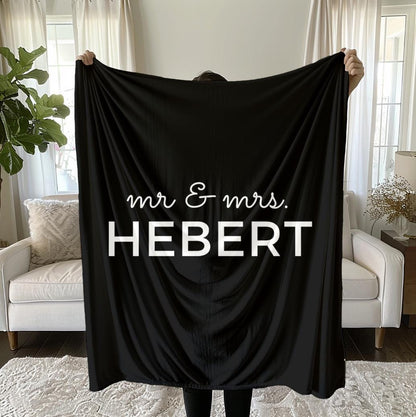 Personalized Future Mr & Mrs Blanket