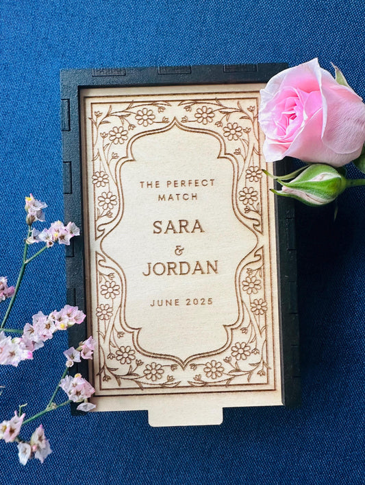 Personalized Wood Matchbox