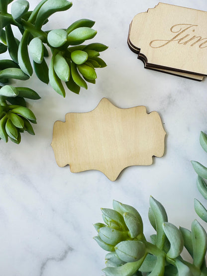 Bulk Craft Blank Tags, Personalized Wooden Place Cards