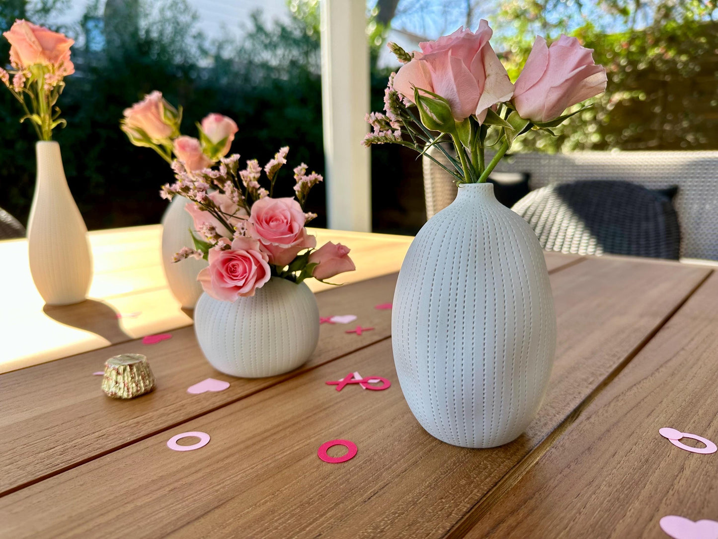 Tall Dash Modern Bud Vase