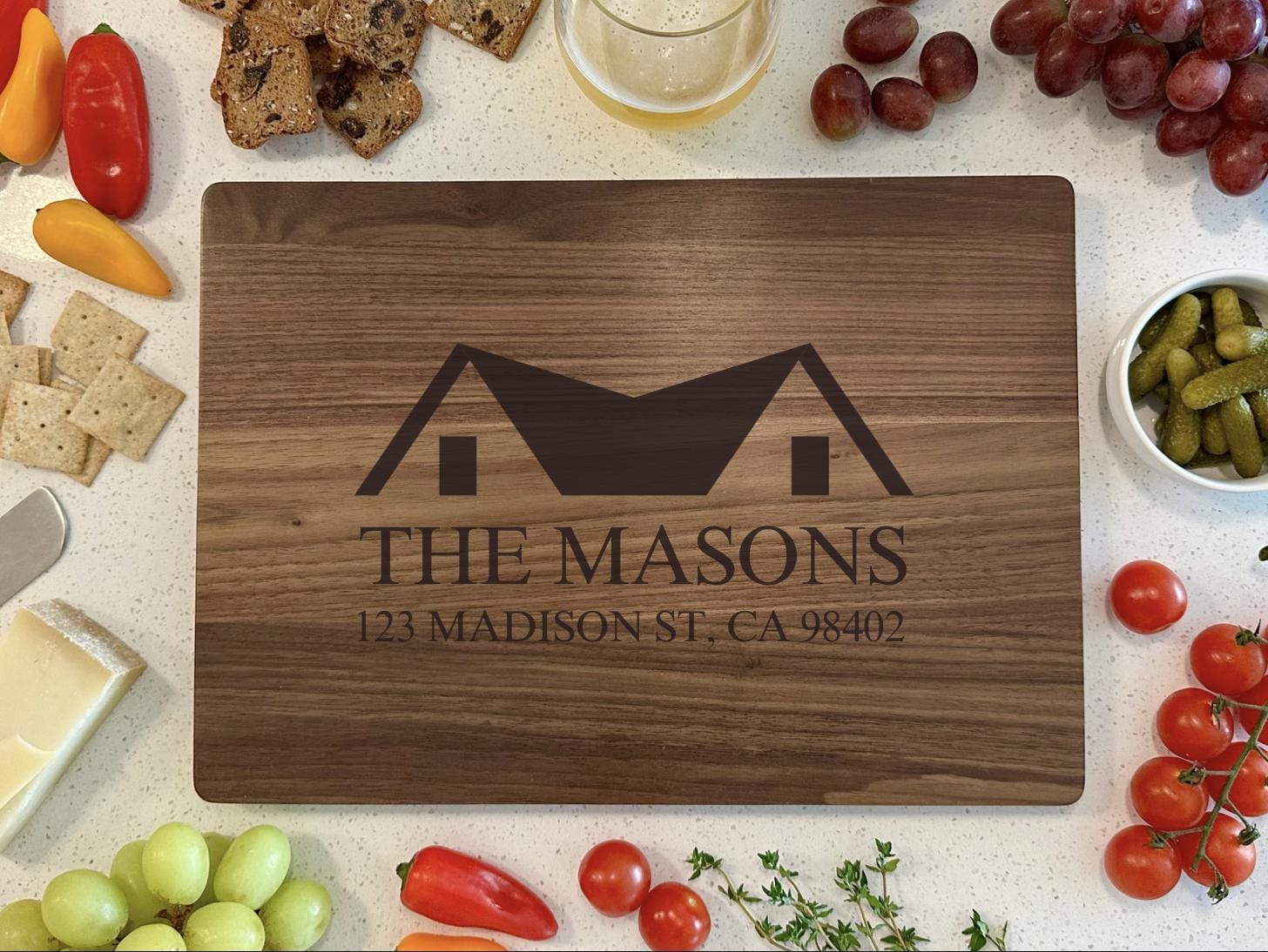 New Home custom cutting board 