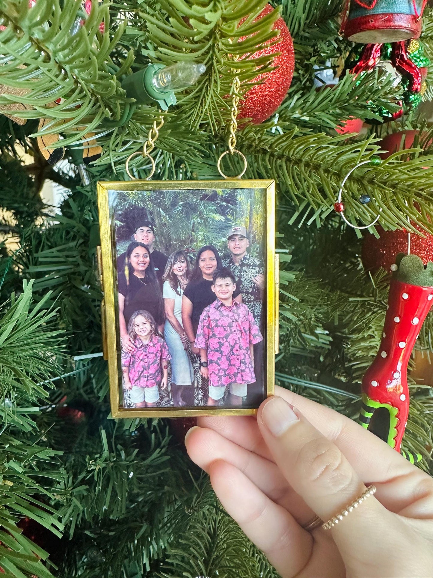 Miniature Brass Picture Frame Ornament