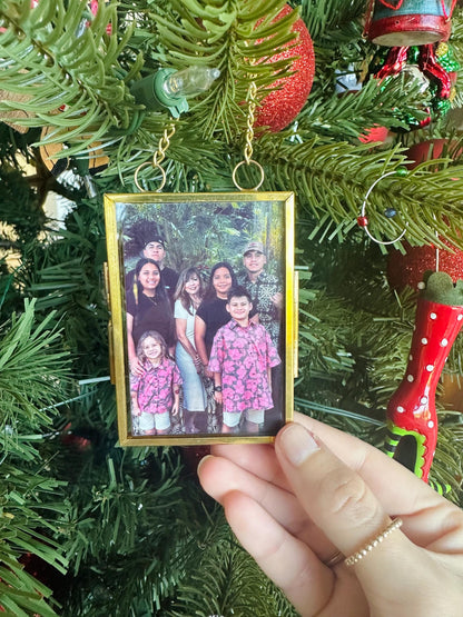 Miniature Brass Picture Frame Ornament
