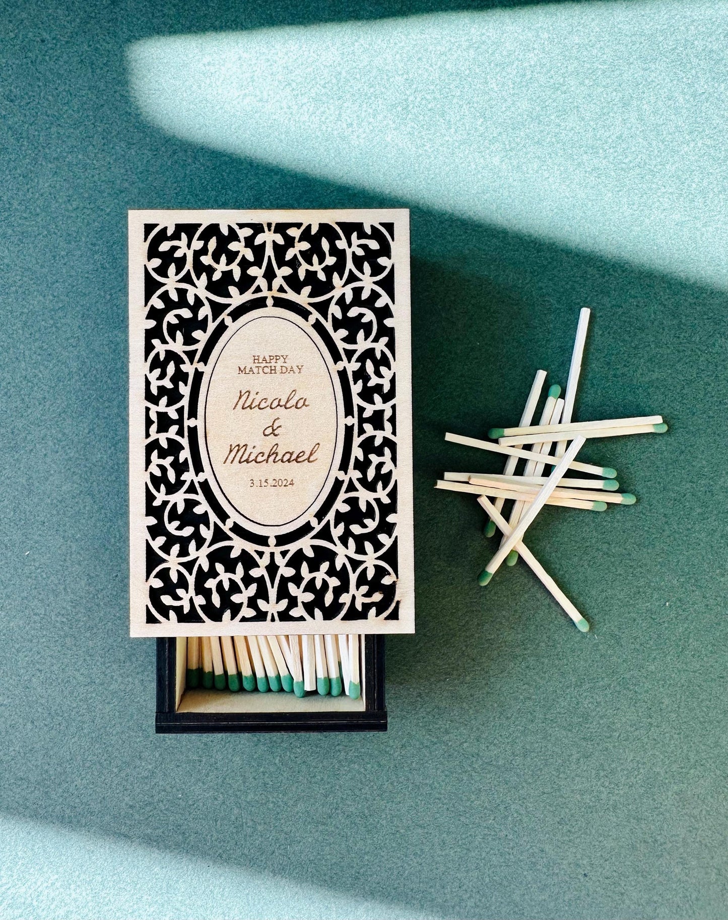 Personalized Wood Matchbox