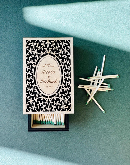 Personalized Wood Matchbox