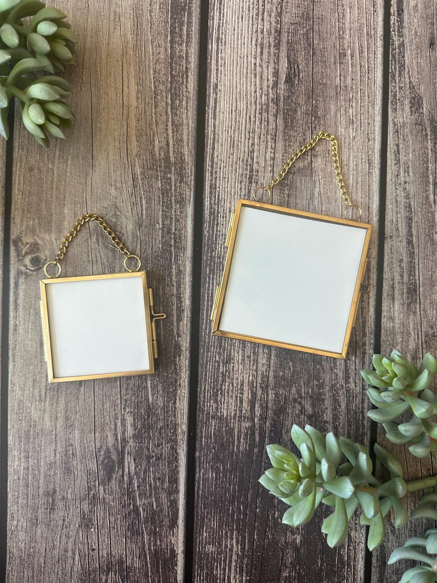 Miniature Brass Picture Frame Ornament