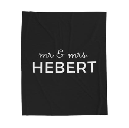 Personalized Future Mr & Mrs Blanket