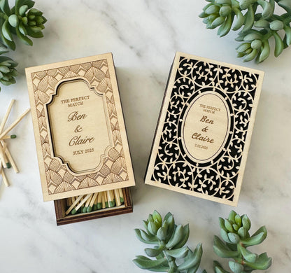 Personalized Wood Matchbox