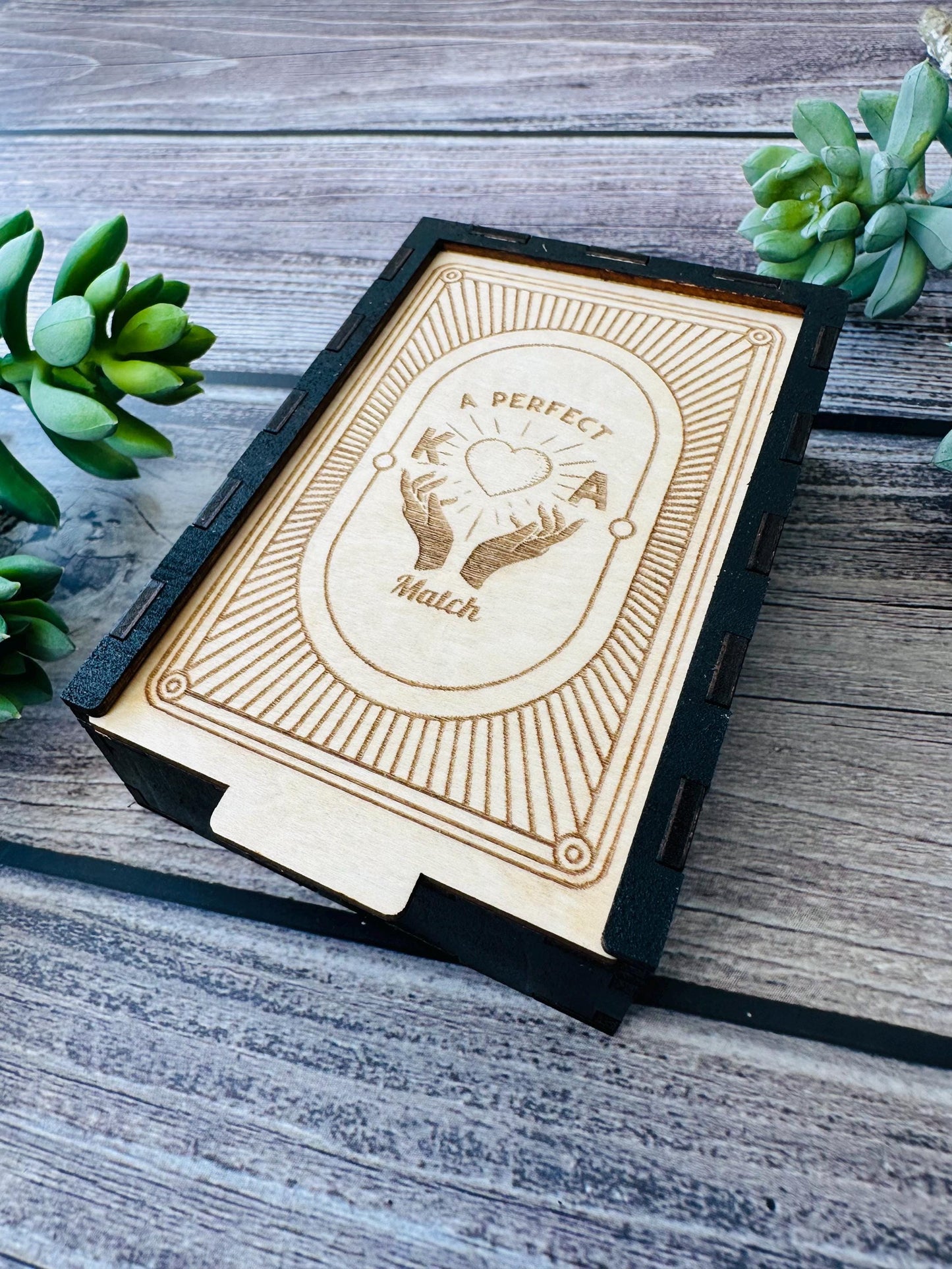 Personalized Wood Matchbox