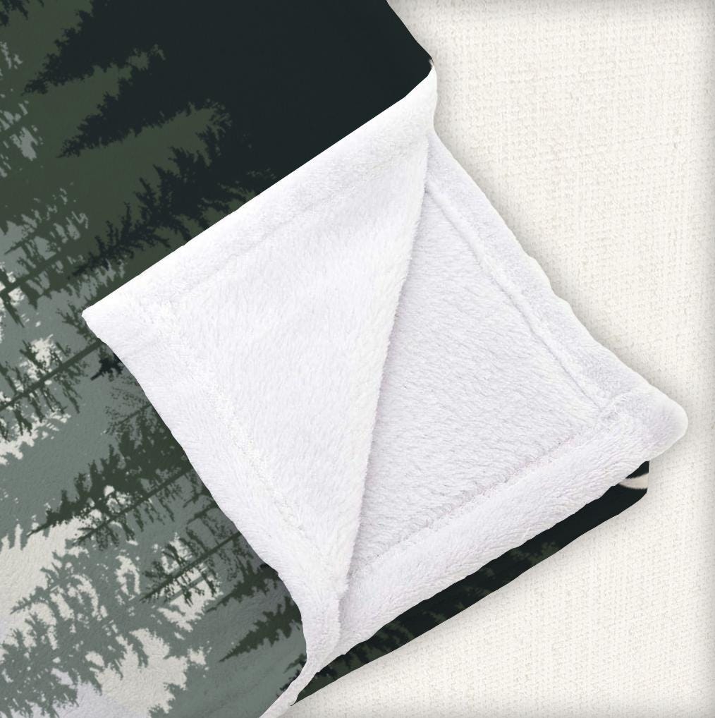 Personalized Baby Woodland Blanket